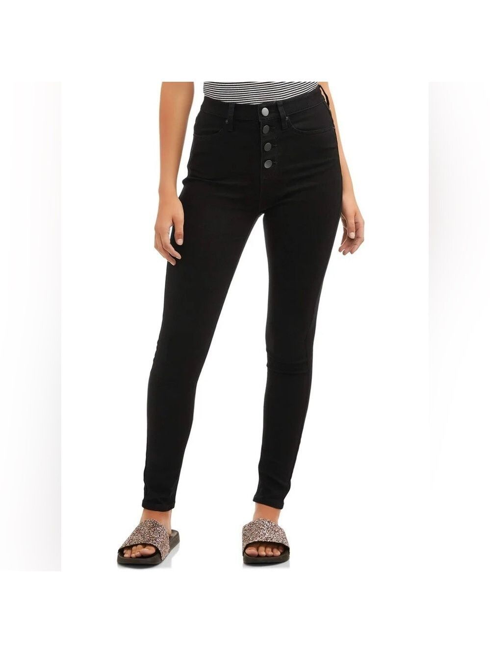 Size 3 Junior No Boundaries Women's Black Skinny Jeans